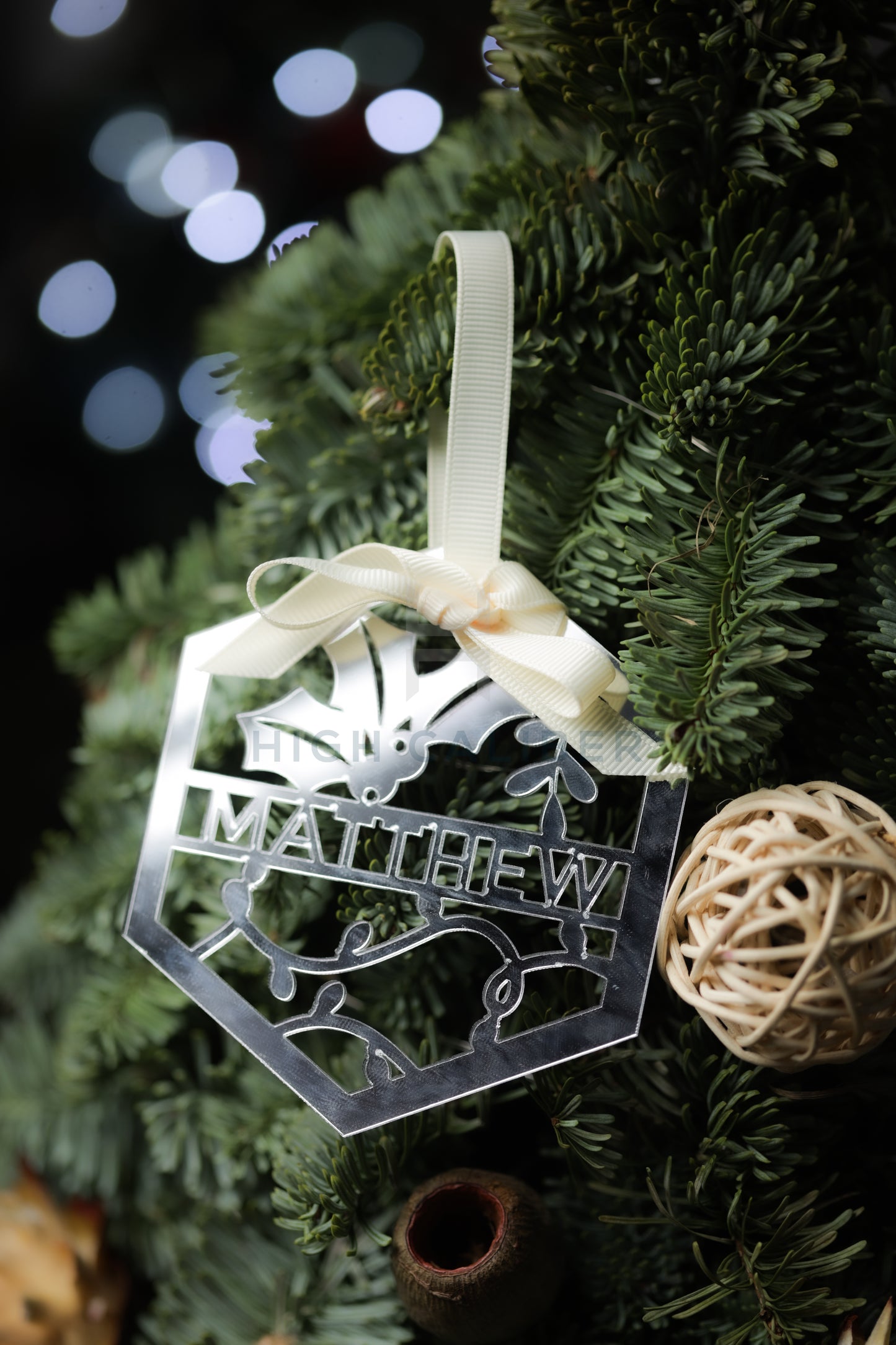 Christmas Hexagon Ornament