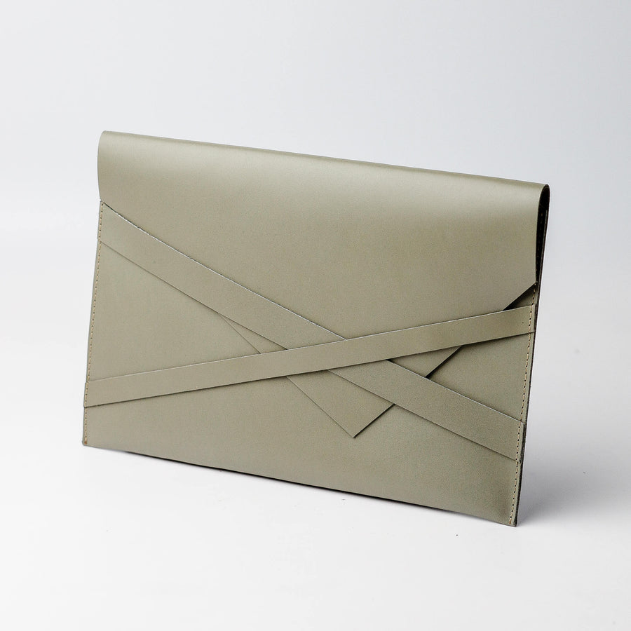 Leather Envelope Clutch