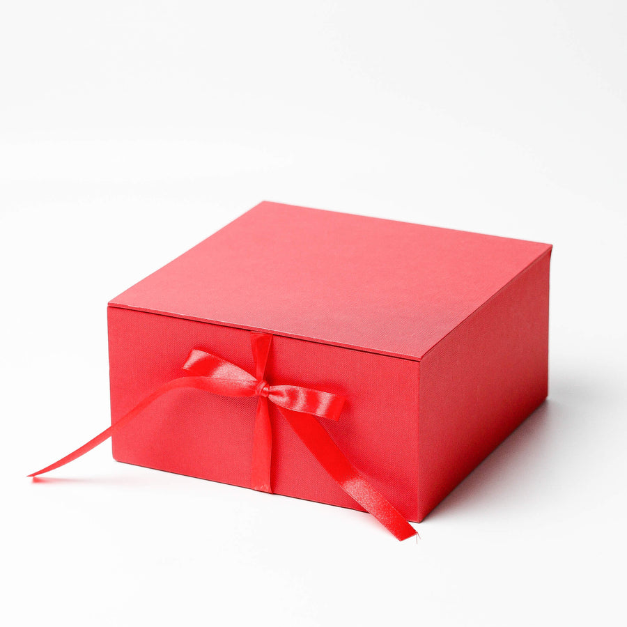 Linen Fliptop Box (with Ribbon)