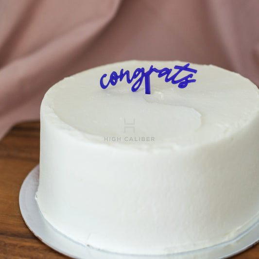 Congrats Cake Topper